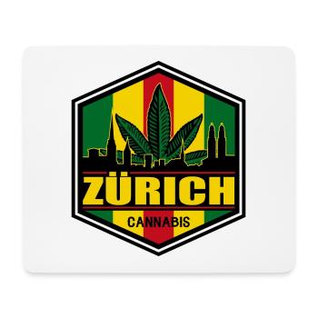 Cannabis - Mousepad (Querformat) - Weiß - Vorne