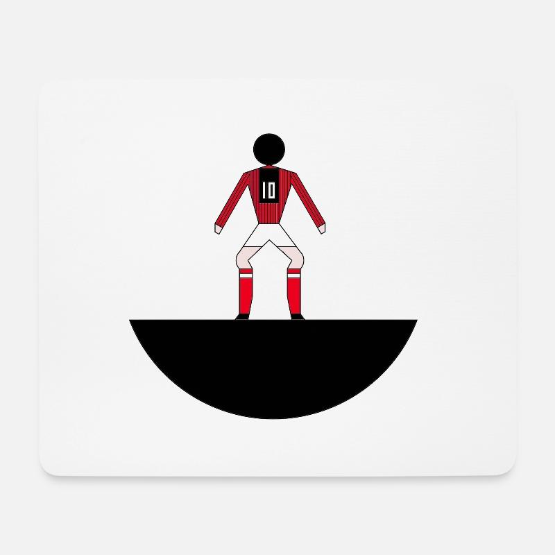 10 Rossonero - Mousepad (Querformat) - Weiß