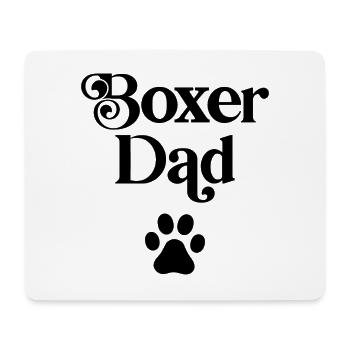Boxer-Vater - Mousepad (Querformat) - Weiß - Vorne