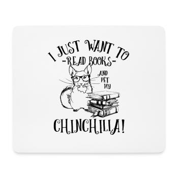 Chinchilla - Mousepad (Querformat) - Weiß - Vorne