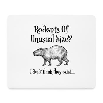 Capybara - Mousepad (Querformat) - Weiß - Vorne