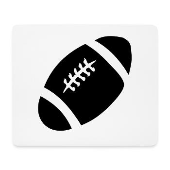 ballon_footamericain2 - Mousepad (Querformat) - Weiß - Vorne