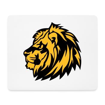 wilde löwentiere 1 0 - Mousepad (Querformat) - Weiß - Vorne