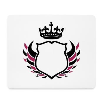 wappen 02 - Mousepad (Querformat) - Weiß - Vorne
