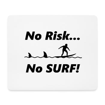 Surfen, Surfing, Surf, Surfer, Surfen - Mousepad (Querformat) - Weiß - Vorne