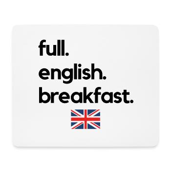 full. english. breakfast. - Mousepad (Querformat) - Weiß - Vorne