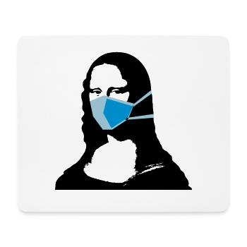 Eingeschränkte Mona Lisa 1 - Mousepad (Querformat) - Weiß - Vorne