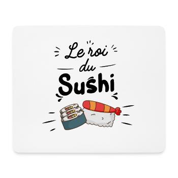 roi du sushi - Tapis de souris (format paysage) - blanc - Devant