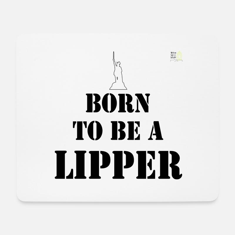 Born to be a Lipper Kreis Lippe Hermannsdenkmal - Mousepad (Querformat) - Weiß