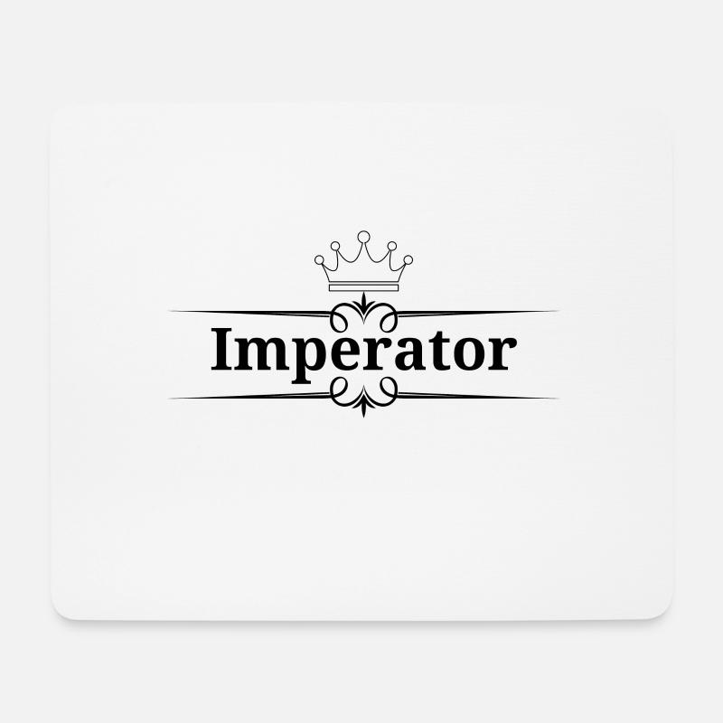 Imperator - Mousepad (Querformat) - Weiß