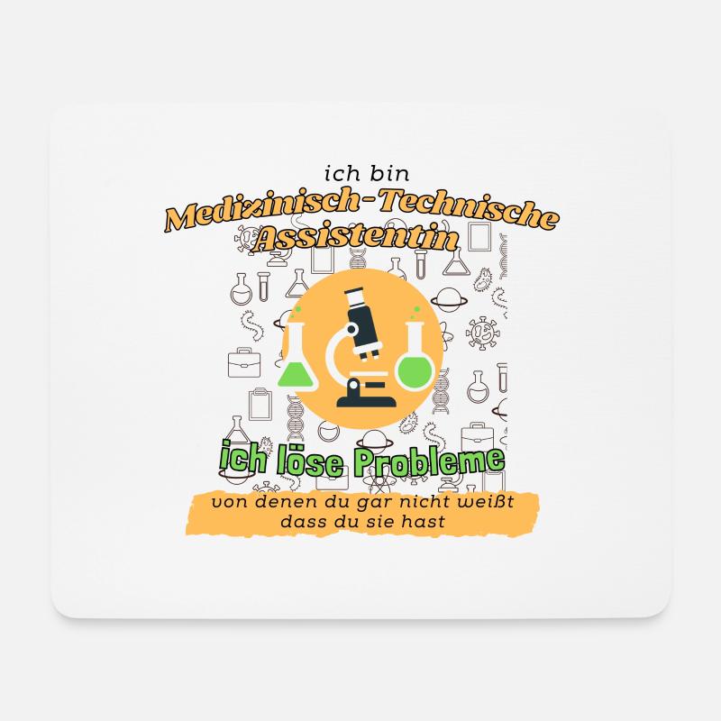 MTA ich löse Probleme - Mousepad (Querformat) - Weiß