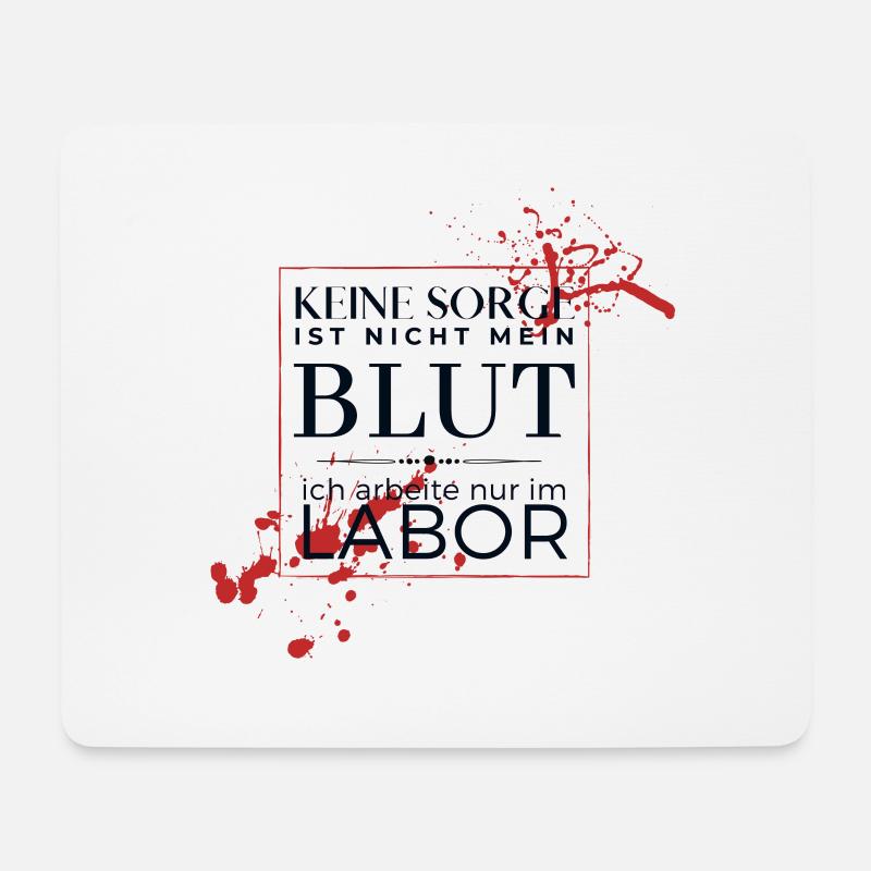 Blutflecken im Labor BMA MTA - Mousepad (Querformat) - Weiß