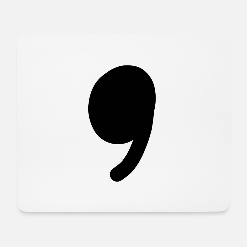 beistrich - Mousepad (Querformat) - Weiß