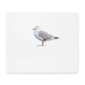 mouette - Tapis de souris (format paysage) - blanc - Devant