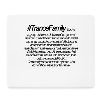 Definition of TranceFamily - Mouse Pad (horizontal) - white - Front
