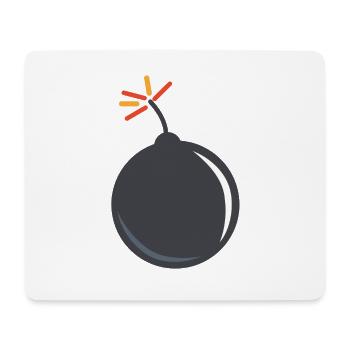 bombe - Tapis de souris (format paysage) - blanc - Devant