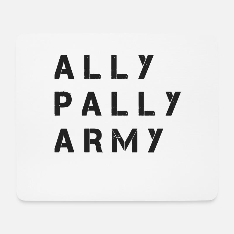 Ally Pally - Mousepad (Querformat) - Weiß