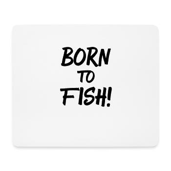 Angler Fischer Sprüche fishing angeln fischen - Mousepad (Querformat) - Weiß - Vorne