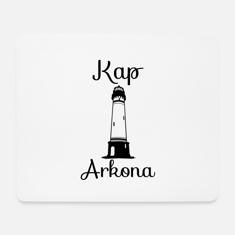 Kap Arkona - Mousepad (Querformat) - Weiß