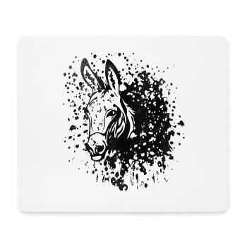 Donkey ink stain - Mouse Pad (horizontal) - white - Front