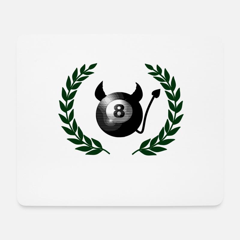 billiards - Mouse Pad (horizontal) - white