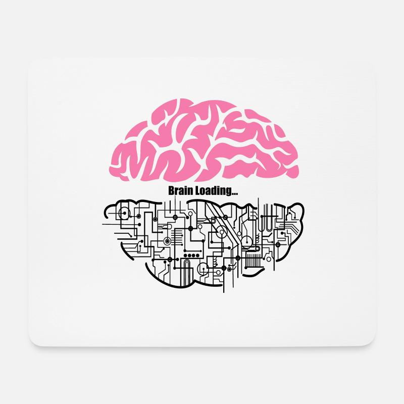 Brain - Mouse Pad (horizontal) - white