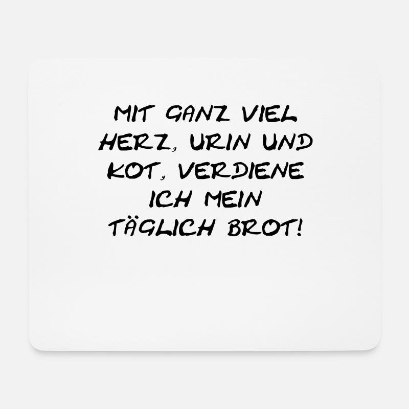 Heilerziehungspfleger Lustiger Spruch Geschenkidee - Mousepad (Querformat) - Weiß