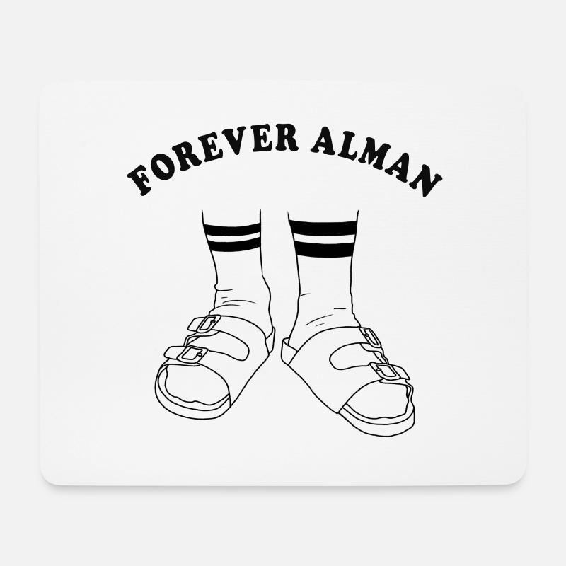 Forever Alman | Typisch Deutsch | Geschenkidee - Mousepad (Querformat) - Weiß