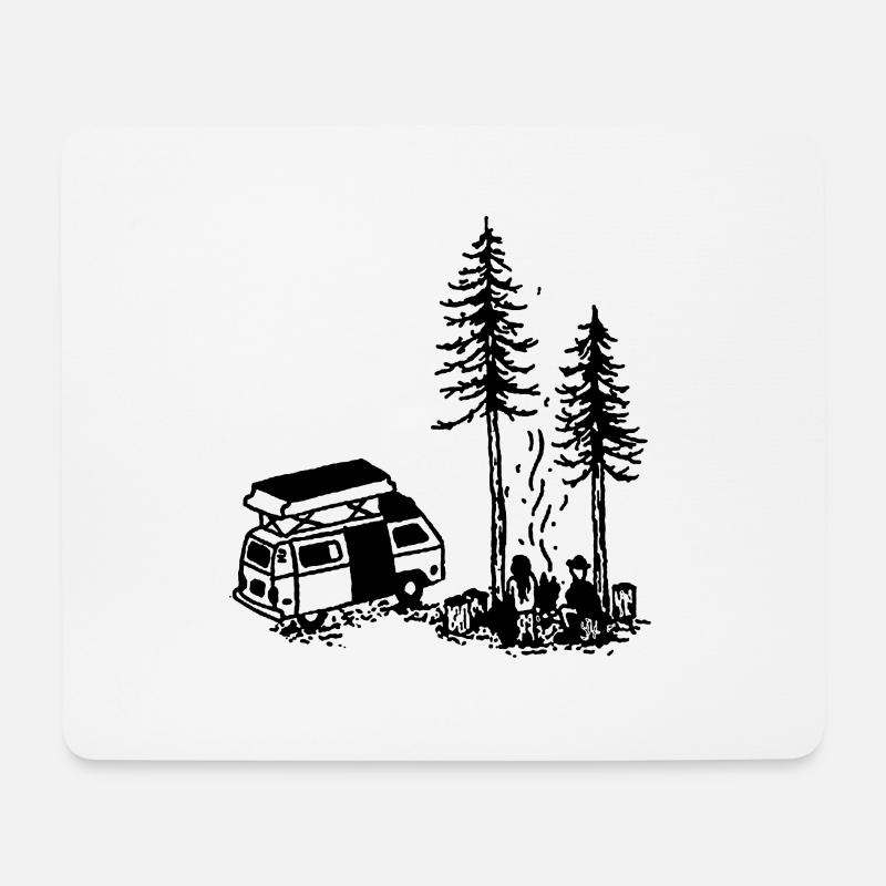 Reisen Abenteuer Travel Freiheit - Mousepad (Querformat) - Weiß
