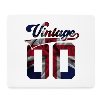 26TH BIRTHDAY UK VINTAGE 2000 - Mouse Pad (horizontal) - white - Front