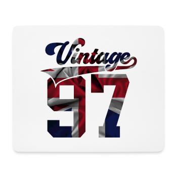 29TH BIRTHDAY UK VINTAGE 1997 - Mouse Pad (horizontal) - white - Front