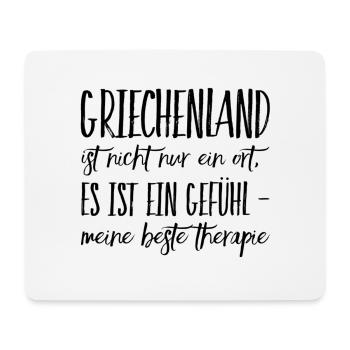 Lustiger Griechischer Spruch Griechenland Geschenk - Mousepad (Querformat) - Weiß - Vorne