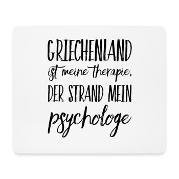 Lustiger Griechischer Spruch Griechenland Geschenk - Mousepad (Querformat) - Weiß - Vorne