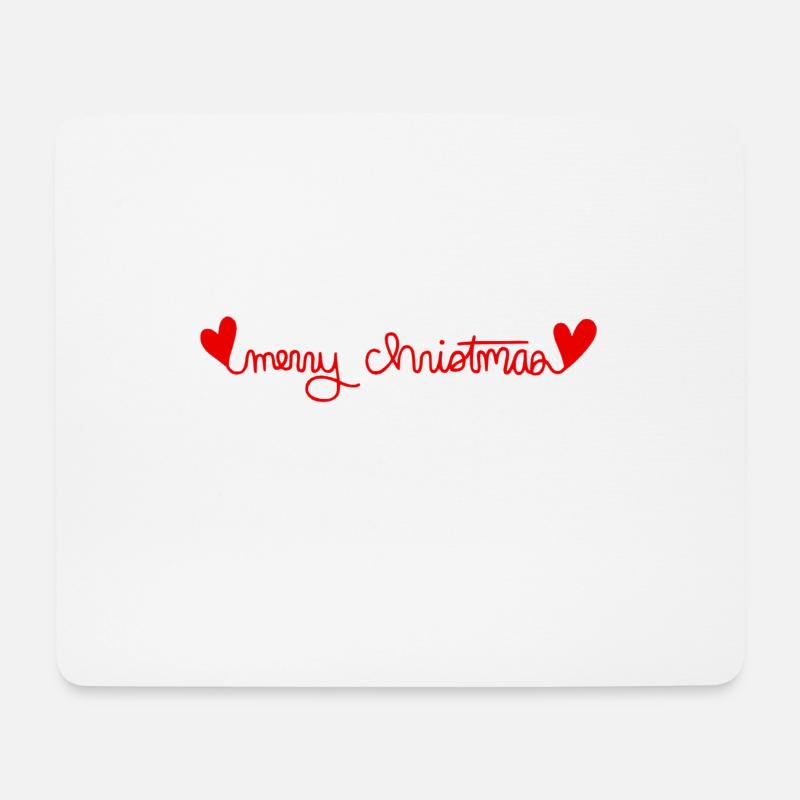 Merry Christmas - Mousepad (Querformat) - Weiß