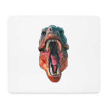 T-Rex - Mouse Pad (horizontal) - white - Front