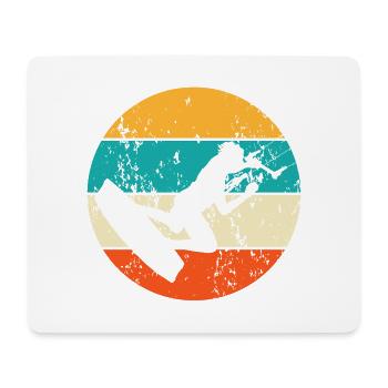 Kitesurfen Kiten Kiteboarding Kite Board - Mousepad (Querformat) - Weiß - Vorne