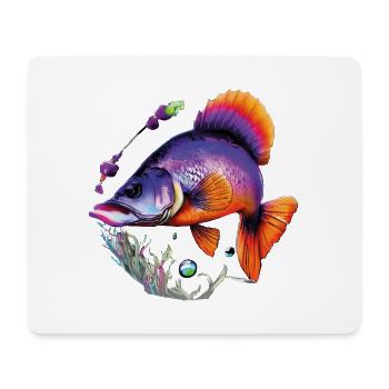 Dive into the colorful world of tropical fish - Mouse Pad (horizontal) - white - Front