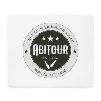 Abitour Vintage Badge - Tapis de souris (format paysage) - blanc - Devant