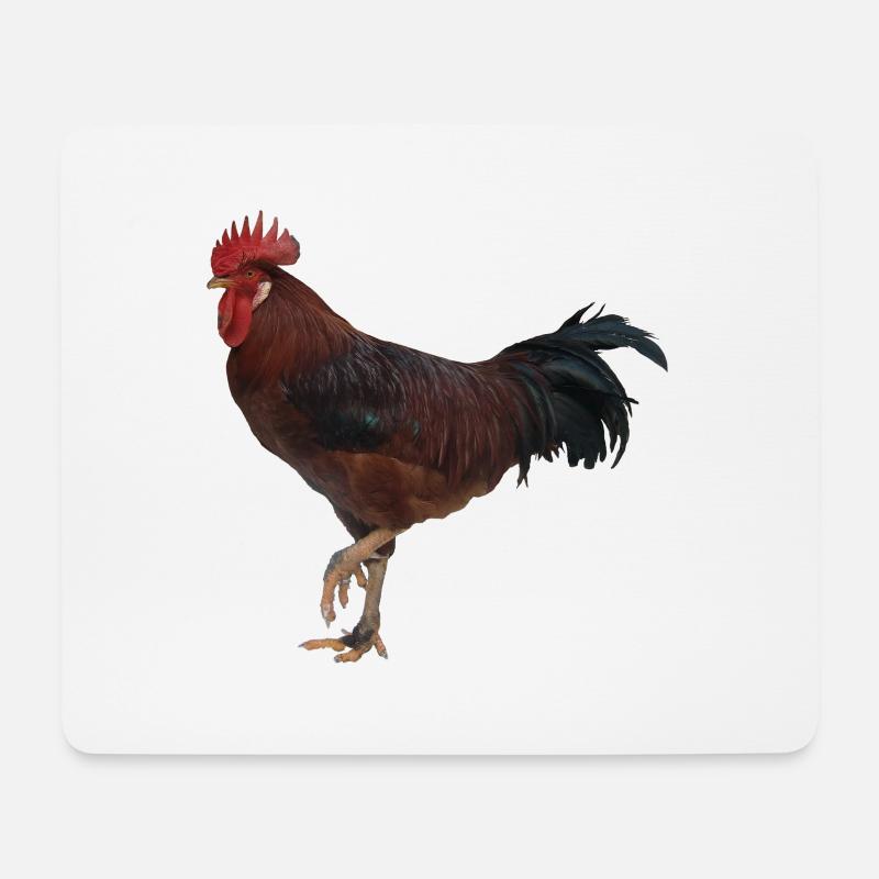 Italiener Hahn - Mousepad (Querformat) - Weiß