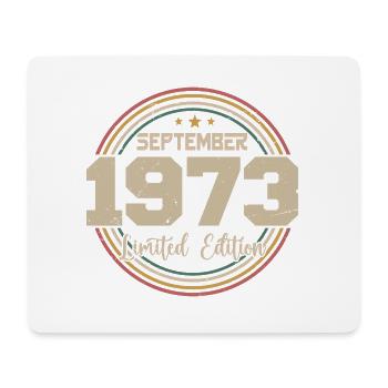 September 1973 Birthday Gift 1973 - Mouse Pad (horizontal) - white - Front