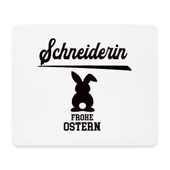 Schneiderin Frohe Ostern Oster Outfit Schneiderei - Mousepad (Querformat) - Weiß - Vorne