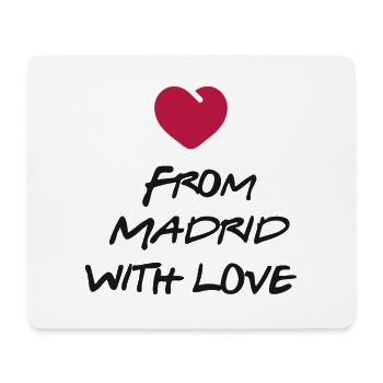 De Madrid avec amour - Tapis de souris (format paysage) - blanc - Devant