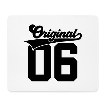 20. GEBURTSTAG 2006 ORIGINAL 06 - Mousepad (Querformat) - Weiß - Vorne