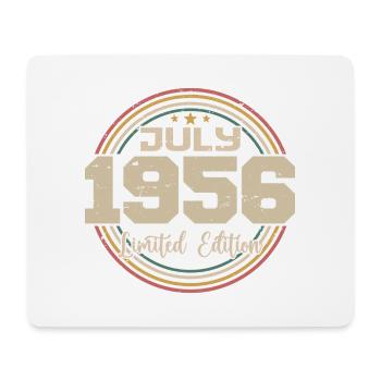 1956 Birthday July 1956 Gift July 1956 - Mouse Pad (horizontal) - white - Front