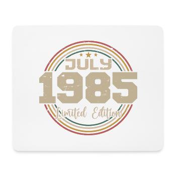 1985 Geburtstag Juli 1985 Geschenk Juli 1985 - Mousepad (Querformat) - Weiß - Vorne