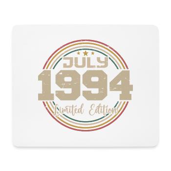 1994 Geburtstag Juli 1994 Geschenk Juli 1994 - Mousepad (Querformat) - Weiß - Vorne