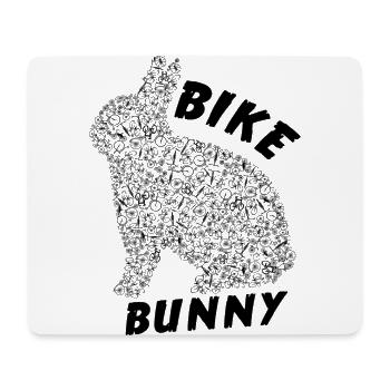 from many bicycles bicycle - Mouse Pad (horizontal) - white - Front