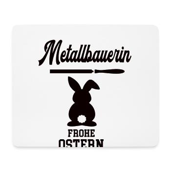 Metallbauerin Oster Geschenk Metallbau Schlosserin - Mousepad (Querformat) - Weiß - Vorne