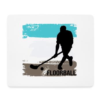 floorball floorballteam floorball player floorball player floorball - Mouse Pad (horizontal) - white - Front
