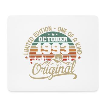 Oktober 1993 - Im Oktober 1993 wurden Legenden geboren - Mousepad (Querformat) - Weiß - Vorne